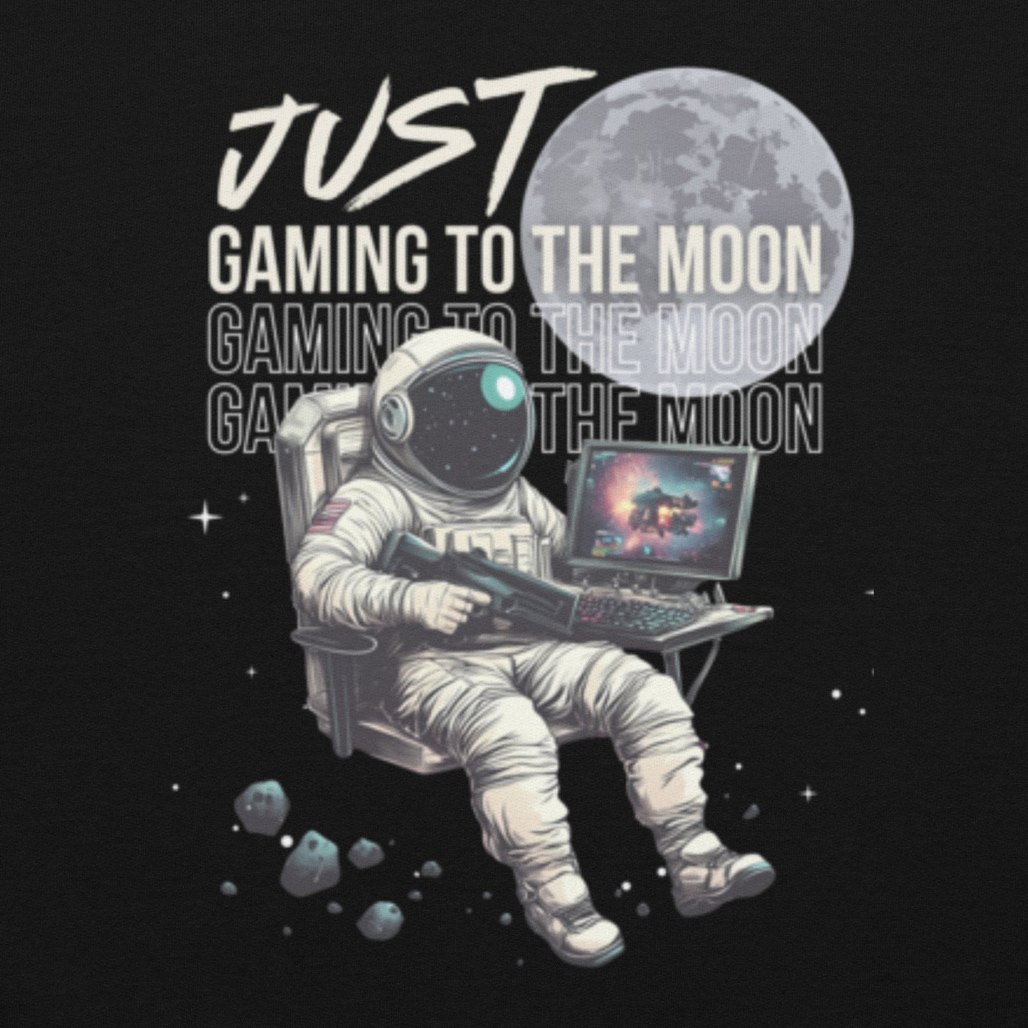 Gaming To The Moon | Unisex Hoodie COMIWEAR