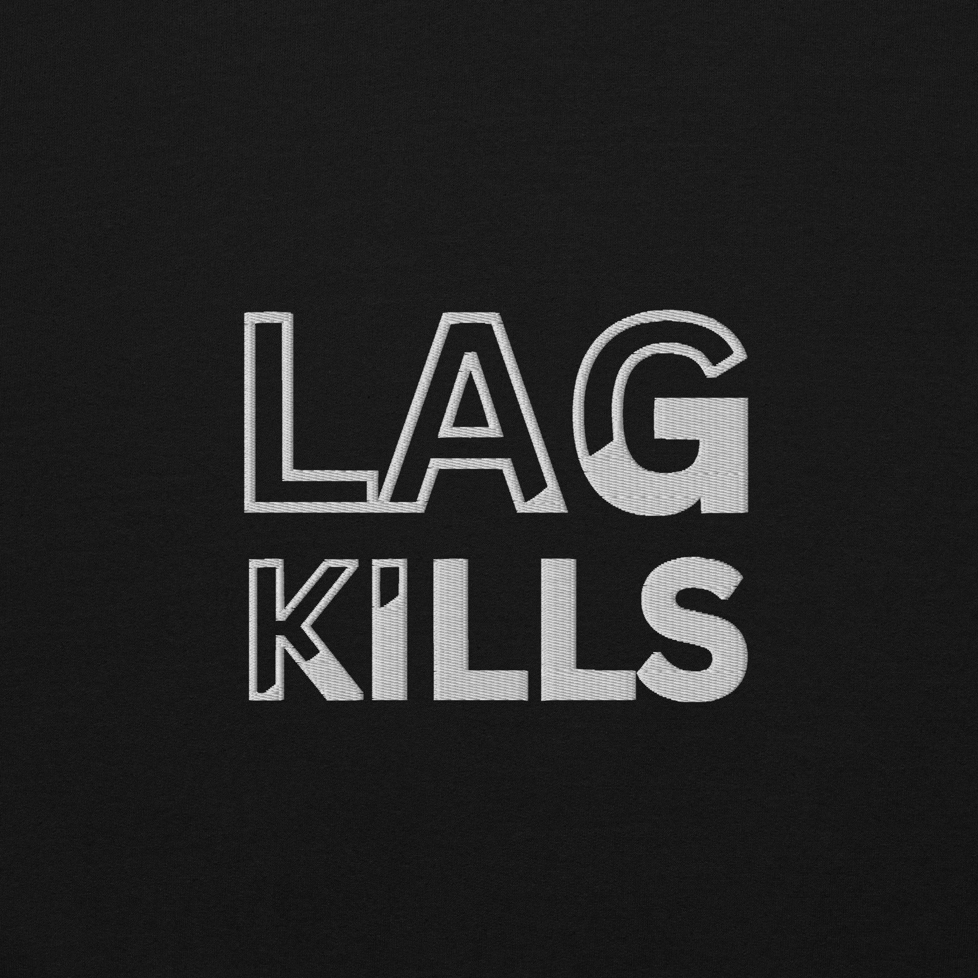 Lag Kills | Embroidery | Unisex Hoodie COMIWEAR